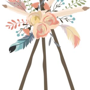 Watercolor Flower Branch Stand 1 Thumbnail