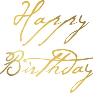 Watercolor Happy Birthday Text 1 Thumbnail
