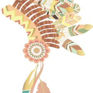 Watercolor Tribal Headdress 2 Thumbnail