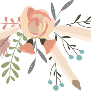 Watercolor Flower Feathers 1 Thumbnail