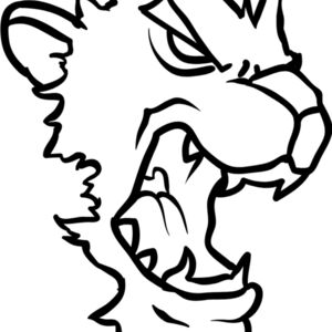 Lion White Mascot 1 Thumbnail