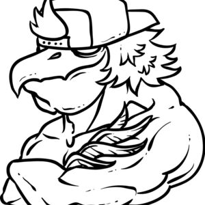 Eagle White Mascot 1 Thumbnail