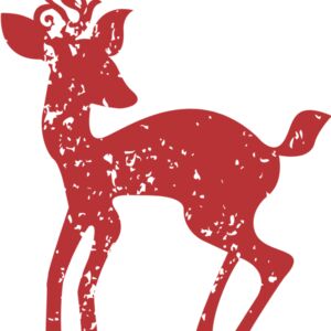 Christmas Reindeer Stamp 1 Thumbnail