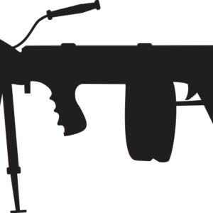 Machine Gun Silhouette 1 Thumbnail