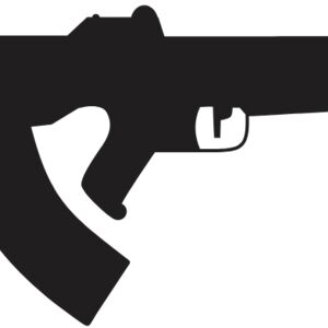 Assault Rifle Gun SIlhouette 4 Thumbnail