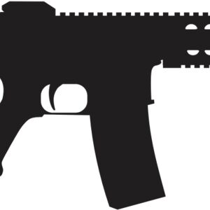 Assault Rifle Gun SIlhouette 11 Thumbnail