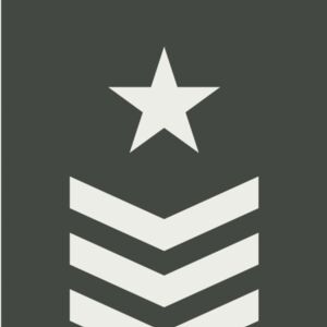 Military Star Chevron Dog Tag 1 Thumbnail