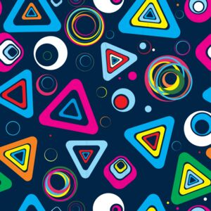Groovy Triangle CIrcle Square Background 1 Thumbnail