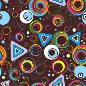 Groovy Triangle Circle Background 2 Thumbnail