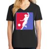 Ladies Core Cotton V-Neck Tee Thumbnail