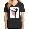 Ladies Core Cotton V-Neck Tee Thumbnail