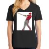 Ladies Core Cotton V-Neck Tee Thumbnail