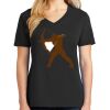 Ladies Core Cotton V-Neck Tee Thumbnail