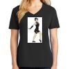 Ladies Core Cotton V-Neck Tee Thumbnail