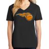 Ladies Core Cotton V-Neck Tee Thumbnail