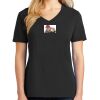 Ladies Core Cotton V-Neck Tee Thumbnail