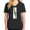 Ladies Core Cotton V-Neck Tee Thumbnail