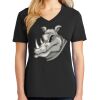 Ladies Core Cotton V-Neck Tee Thumbnail