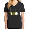 Ladies Core Cotton V-Neck Tee Thumbnail