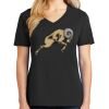 Ladies Core Cotton V-Neck Tee Thumbnail