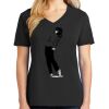 Ladies Core Cotton V-Neck Tee Thumbnail