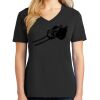 Ladies Core Cotton V-Neck Tee Thumbnail