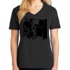 Ladies Core Cotton V-Neck Tee Thumbnail