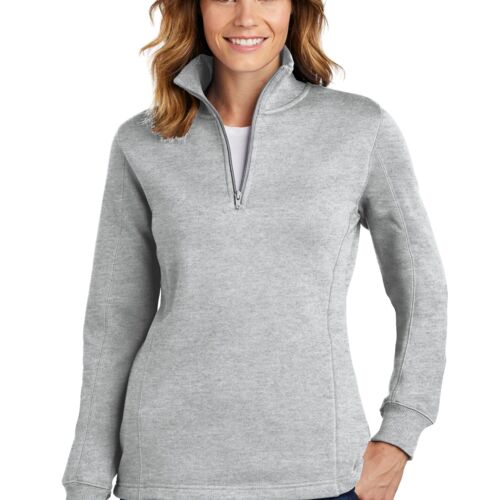 Ladies 1/4 Zip Sweatshirt  Thumbnail