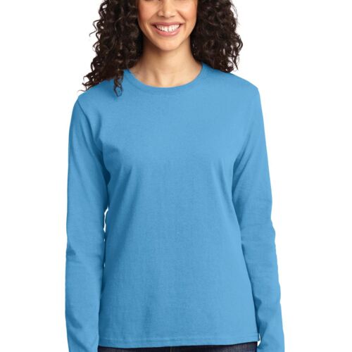 AISIN Ladies Long Sleeve Core Cotton Tee Thumbnail