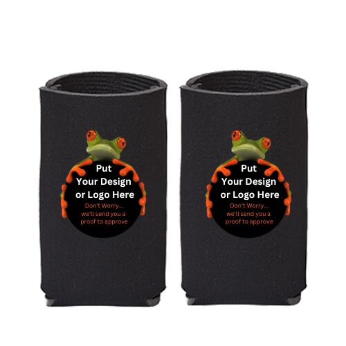 CUSTOM NO MINIMUM Printed Slim Can Holder Coolie (2-PK) Thumbnail