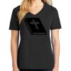 Ladies Core Cotton V-Neck Tee Thumbnail