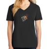 Ladies Core Cotton V-Neck Tee Thumbnail