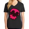 Ladies Core Cotton V-Neck Tee Thumbnail