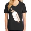 Ladies Core Cotton V-Neck Tee Thumbnail